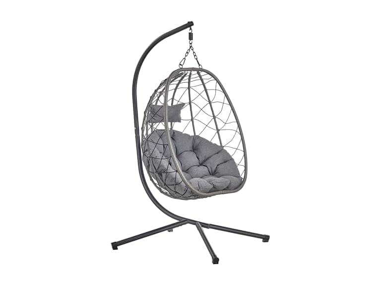 Leisuremod Summit Egg Swing Chair - Image 1