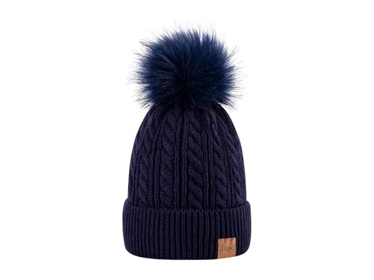 Alepo Women (OS) Winter Beanie Hat Navy - Image 1