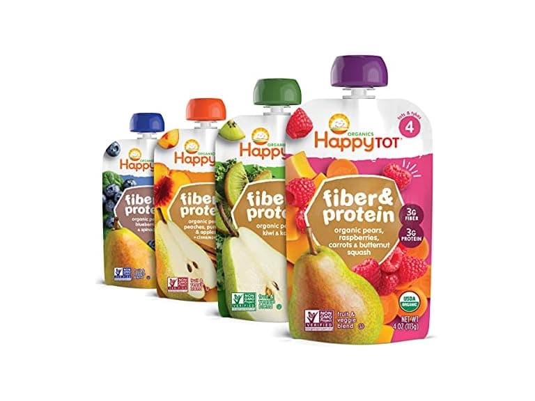 16PK Happy Tot Organics Fruit & Veggie Puree - Image 1