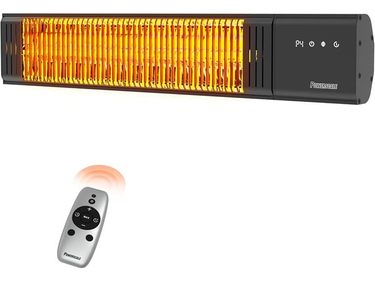 Powerscale 1500W Electric Patio Heater - Image 1