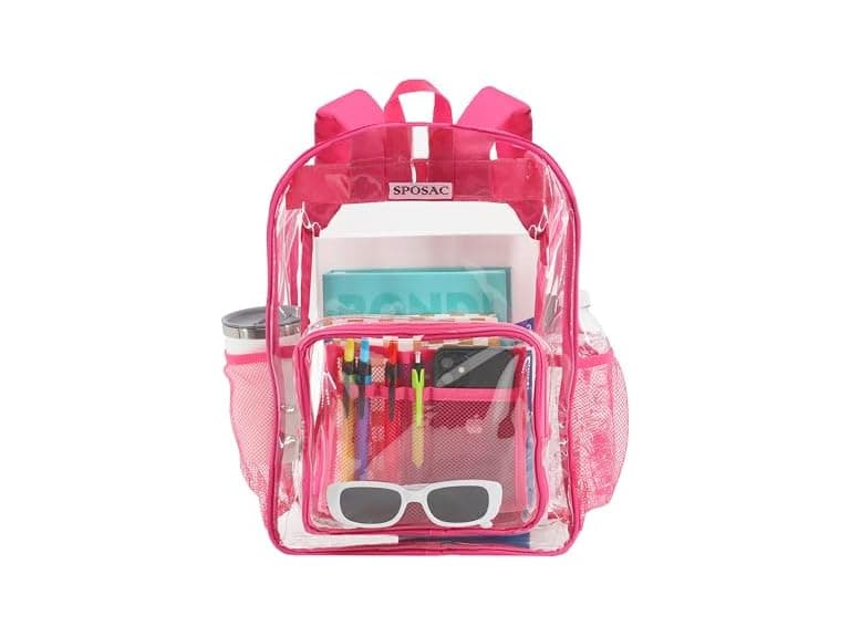 Sposac Medium Clear Backpack - Image 1