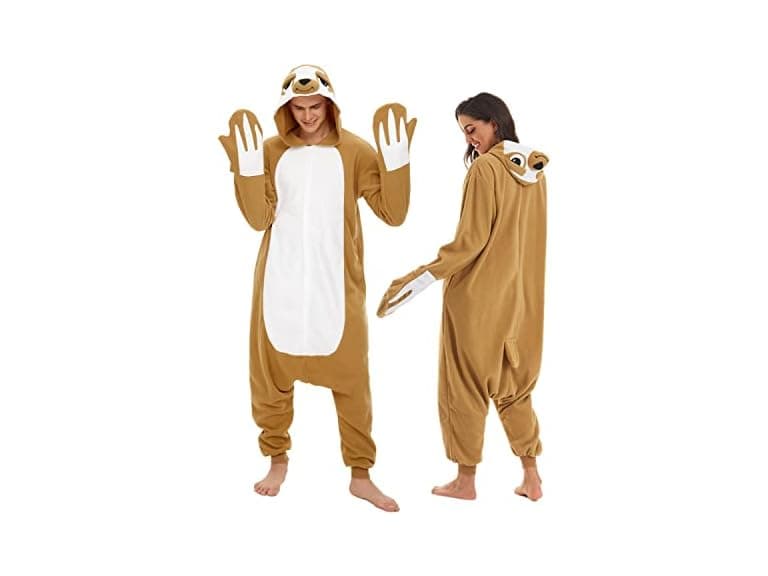 CANASOUR Women's Halloween Sloth Onesie Fluffy - Image 1