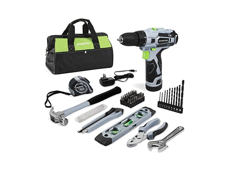 WORKPRO 12V Cordless Drill Driver Kit (Open Box) - Image 1