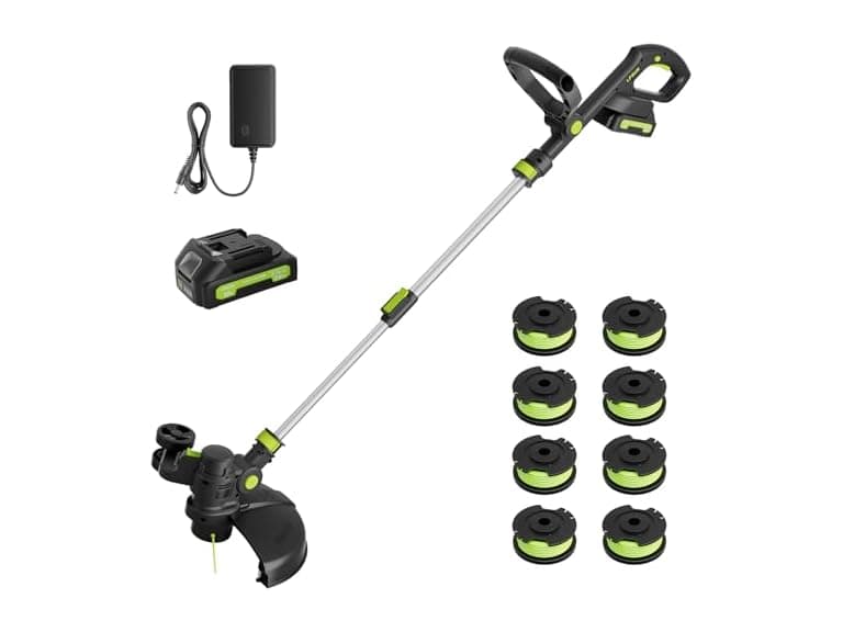 12" Cordless String Trimmer/Edger, 20V 2.0Ah Battery