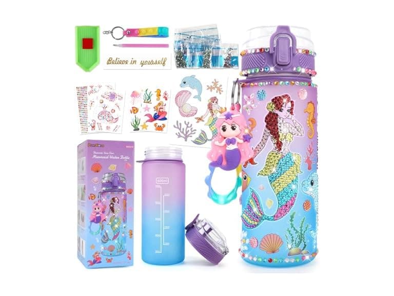 Mermaid Water Bottle Craft Kit - Image 1