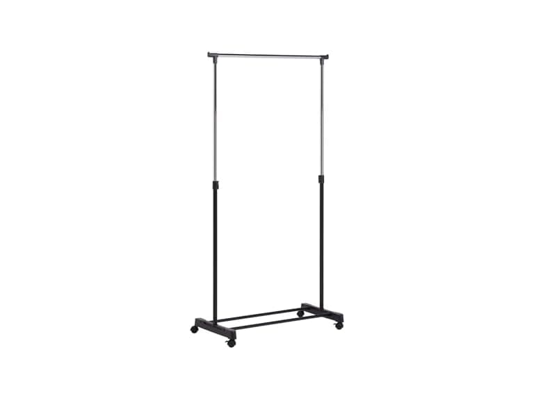 Honey-Can-Do Rolling Metal Clothes Rack - Image 1