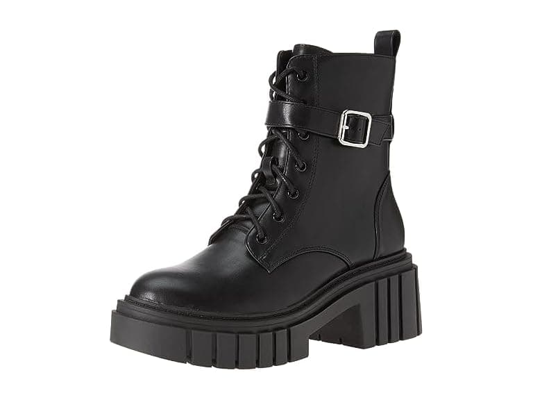 The Drop Women's Koi Lace Up Platform Combat Boots - Image 1