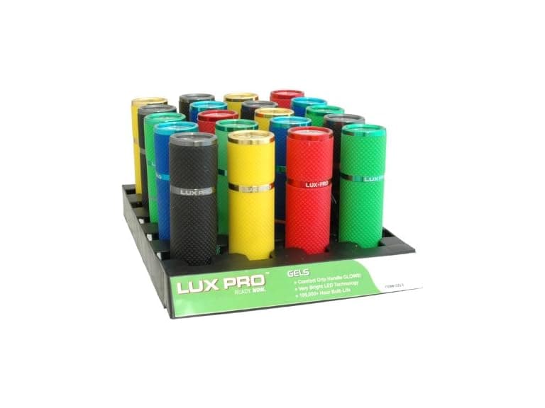 LuxPro Glow-in-The-Dark 9 LED Flashlight - Image 1