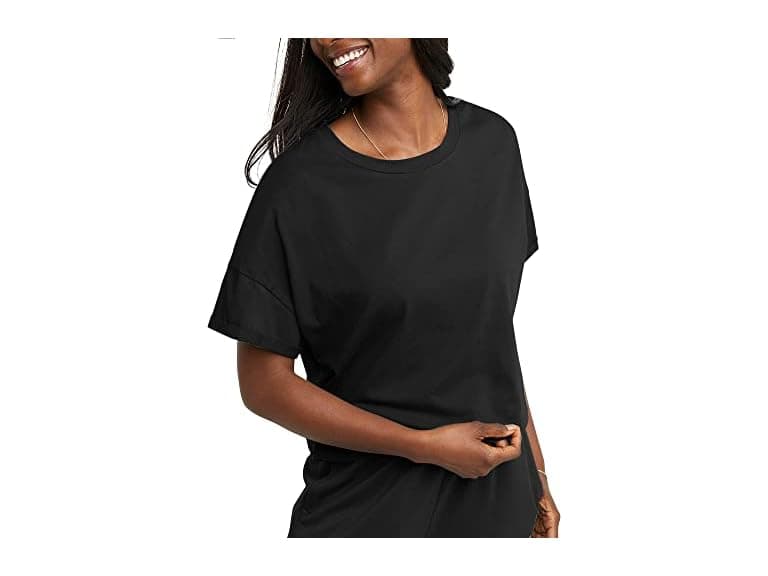 Hanes Women (XXL) Originals Boxy Cropped T-shirt - Image 1