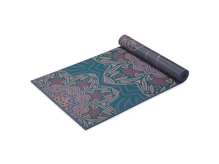 Gaiam Yoga Mat, Jade Salutation, 6mm - Image 1