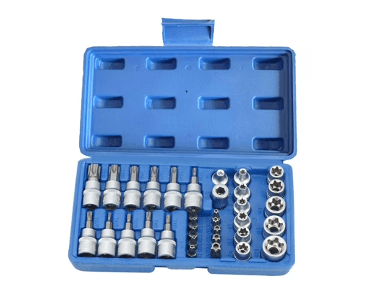 34-Piece Star Bit Socket & Ratchet Set - Image 1