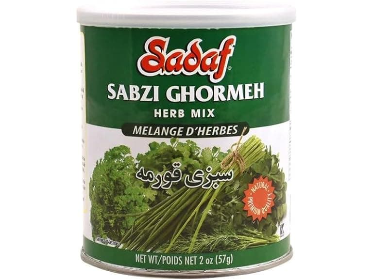 6PK Sadaf Sabzi Ghormeh, Dehydrated Herbs, 2oz. - Image 1