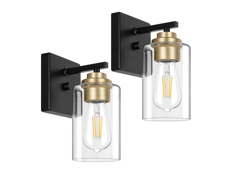 Set of 2 Wall Sconces for Bathroom - Image 1