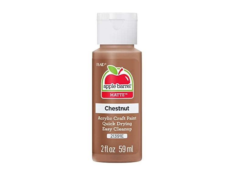 Apple Barrel 2oz Acrylic Paint Chestnut 3Pk - Image 1