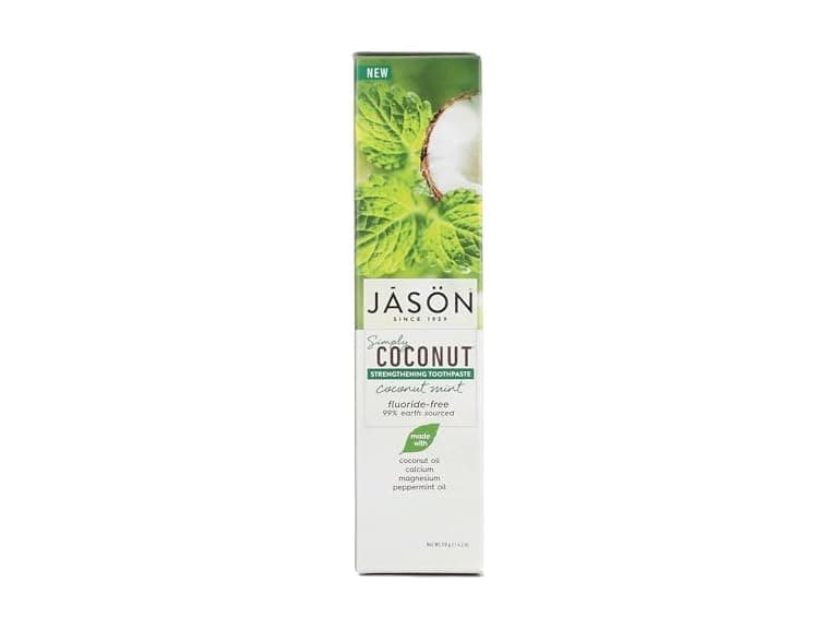 Jason Simply Coconut Toothpaste Coconut Mint 4.2oz - Image 1