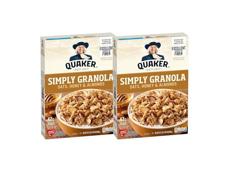 2PK Quaker Simply Granola Honey & Almond - Image 1