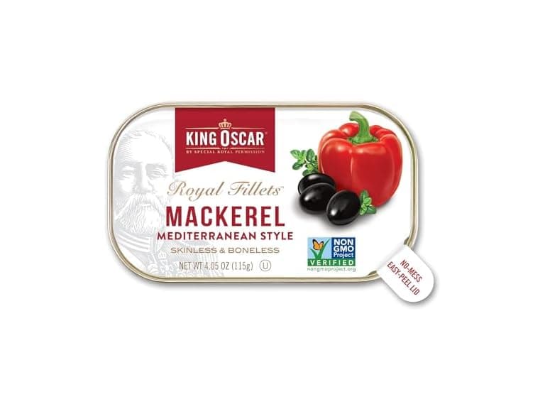 King Oscar Skinless & Boneless Mackerel Fillets - Image 1