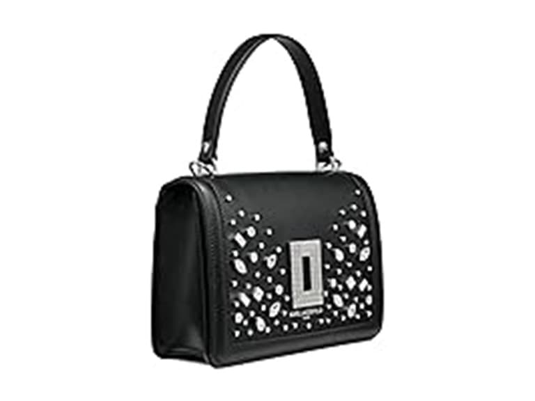 KARL LAGERFELD Women's Simone Rhinestone Satchel - Image 1