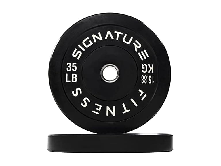 Fitvids 2" Olympic Bumper Plate, 35LB, Pair - Image 1