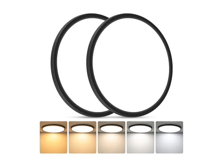 Brightever LED Flush Mount Ceiling Light, 24W 3200LM 5CCT - Image 1