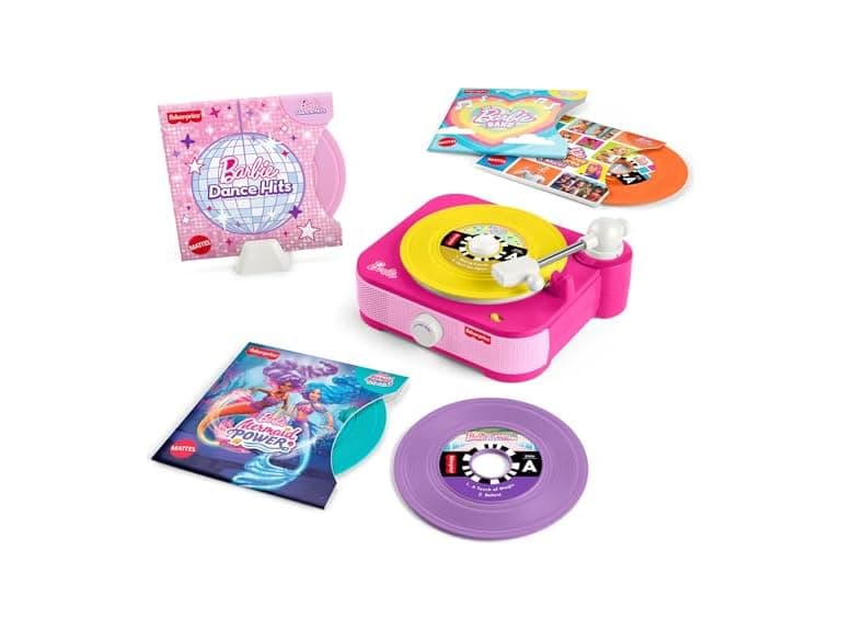 Fisher-Price Musical Toy Barbie Record Player - Image 1