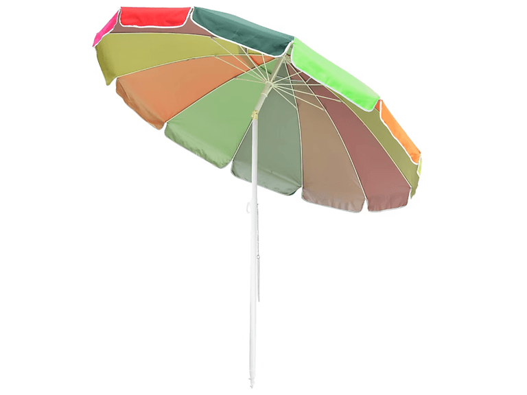 Yescom 7 FT Rainbow Beach Umbrella Sunshade with Tilt - Image 1