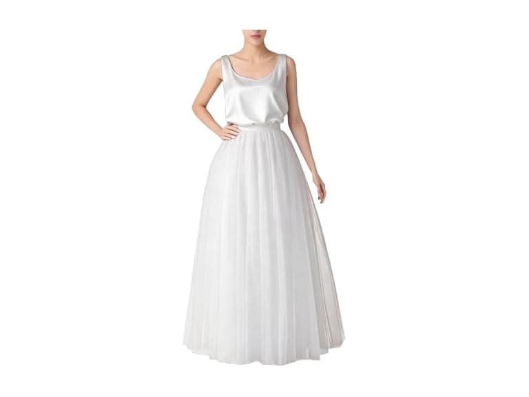 Wdpl Women (3X) Long Tulle Skirt Line Floor Skirts - Image 1