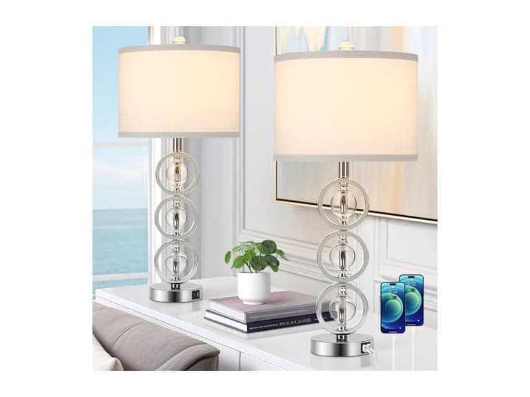 VerRon Set of 2 Modern Table Lamps - Your Choice - Image 1