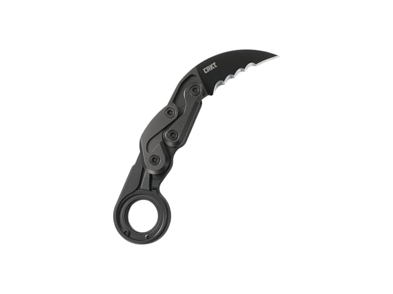 CRKT Hunting Folding Blade Knife - Serrated - Image 1