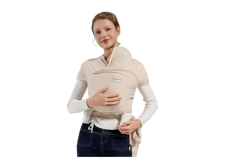 MISSWISDOM Baby Wrap Carrier Sling - Image 1