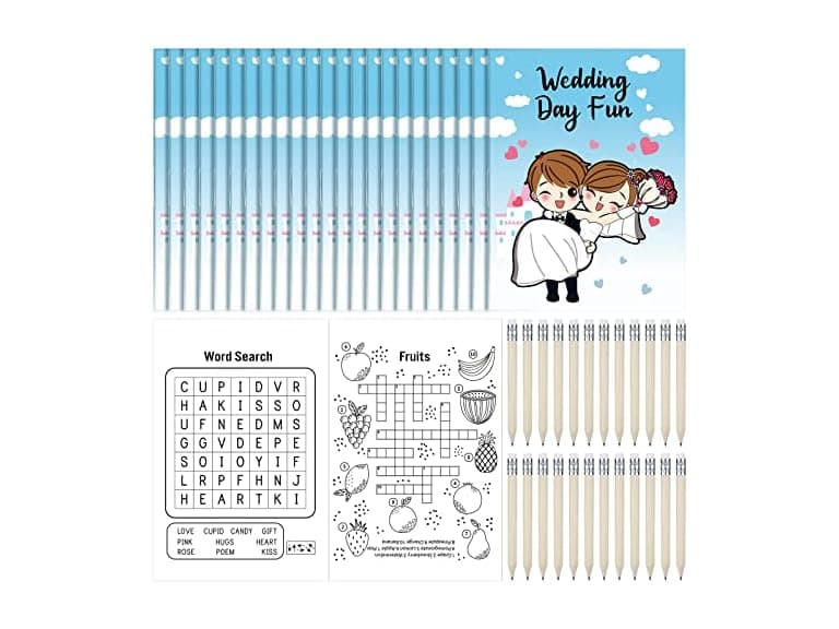 24 Pack Wedding Activity Books for Kids - Image 1