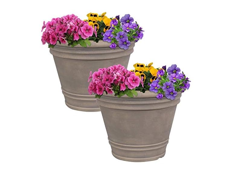Sunnydaze 20-Inch Franklin Large Plant Pot - Image 1