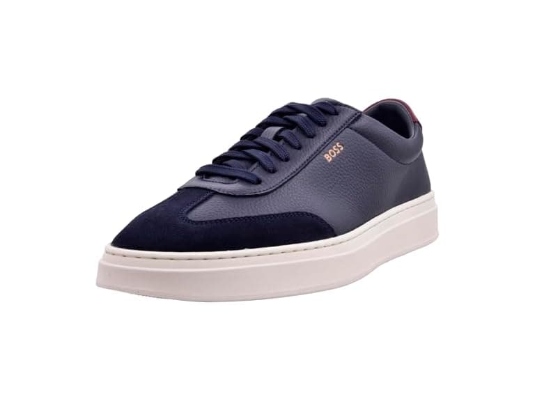 BOSS Kieran Cupsole Sneaker Navy 10 - Image 1