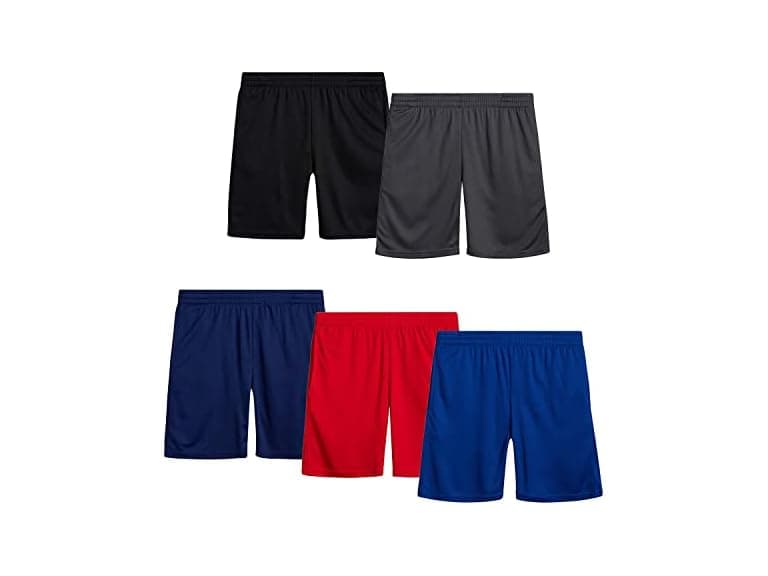 Boys 5PK Performance Mesh Shorts - Image 1