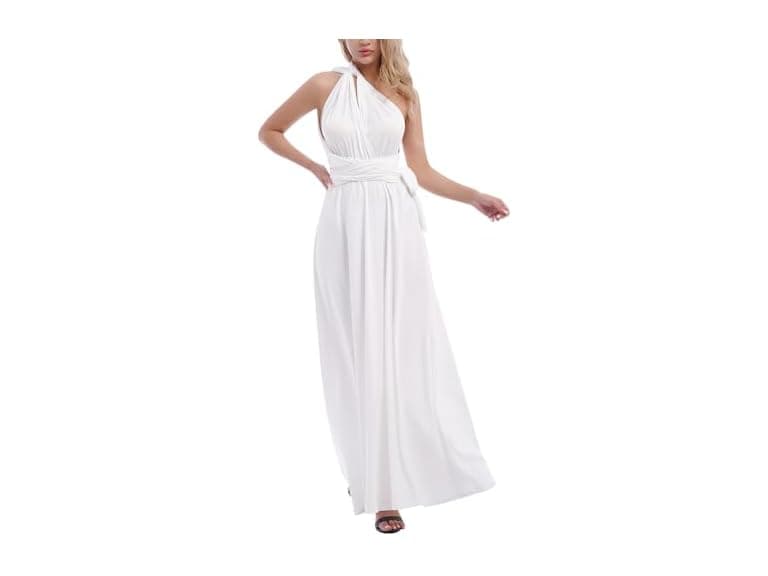 Ibtom Castle Women (M) Solid Maxi Cocktail Dress - Image 1