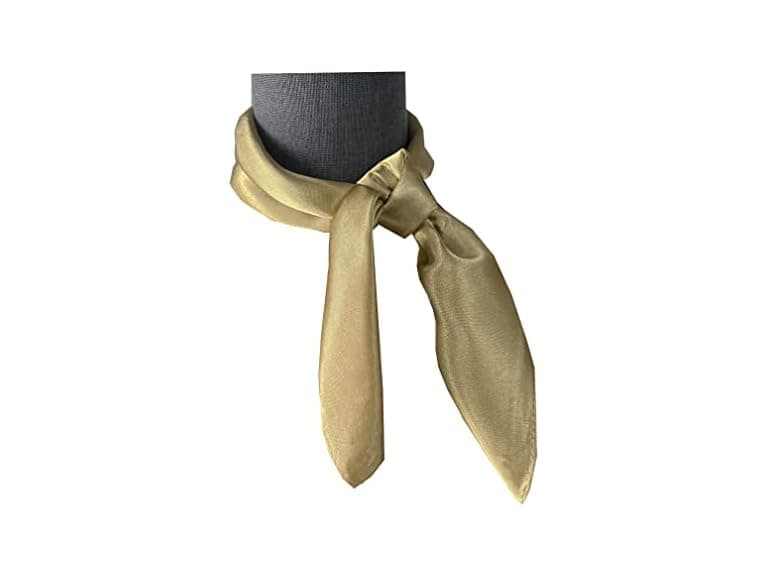 Nania (23.6'') Silk Square Scarf Pure Neckerchief - Image 1