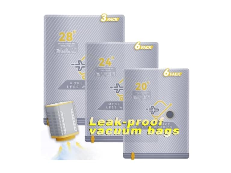 Viokei 15-Pack Travel Vacuum Bags Pump - Image 1