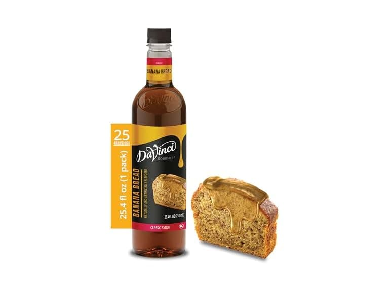 DaVinci Gourmet Banana Bread Syrup, 25.4 oz - Image 1