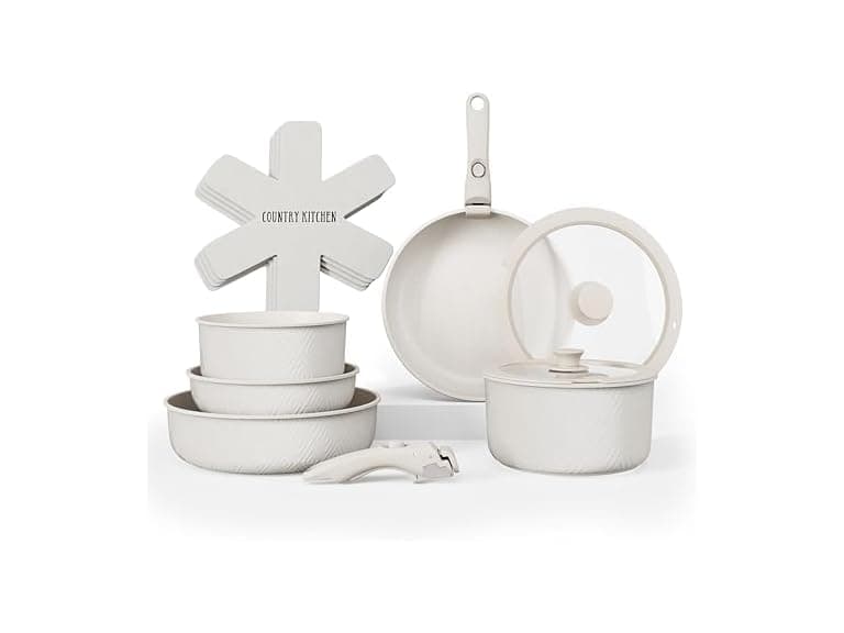 Country Kitchen Cookware Set, Rhombus - Image 1