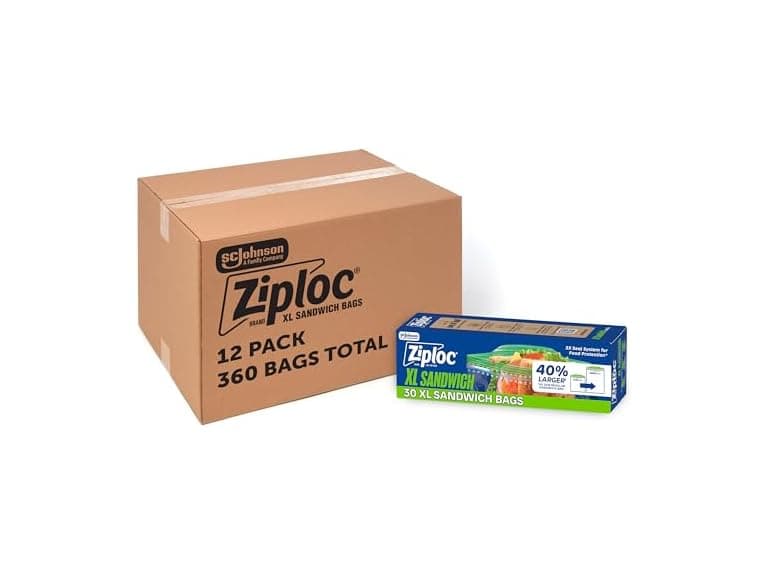 Ziploc XL Sandwich Bags 360 Count
