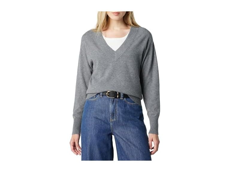 The Drop Women’s Maye Essential V-Neck - Image 1