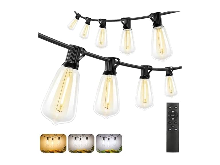 Brightever 3 Color in 1 Outdoor String Lights - Image 1