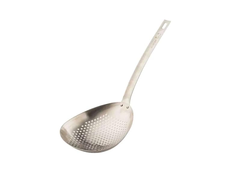 TableCraft 12830 Scoop Colander, 14 oz Stainless Steel Scoop  - Image 1