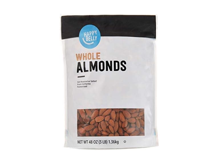 Amazon Brand - Happy Belly Whole Raw Almonds - Image 1