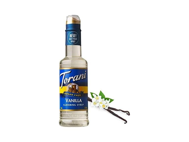 Torani Sugar Free Vanilla Syrup with Splenda, 375mL - Image 1