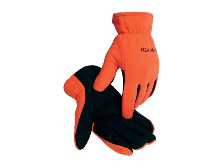 Caiman 1399-5 L Hi-Vis Premium Deerskin Split Leather Gloves - Image 1