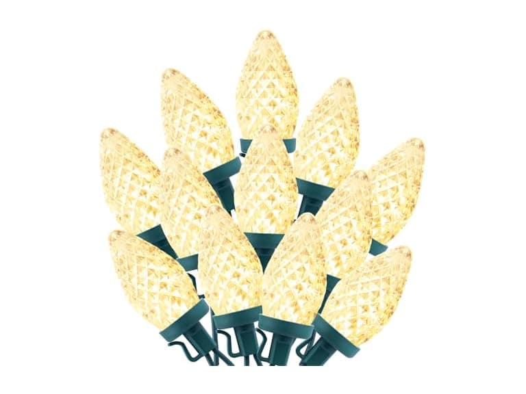 Brightown C9 LED Christmas String Lights, 66ft - Image 1