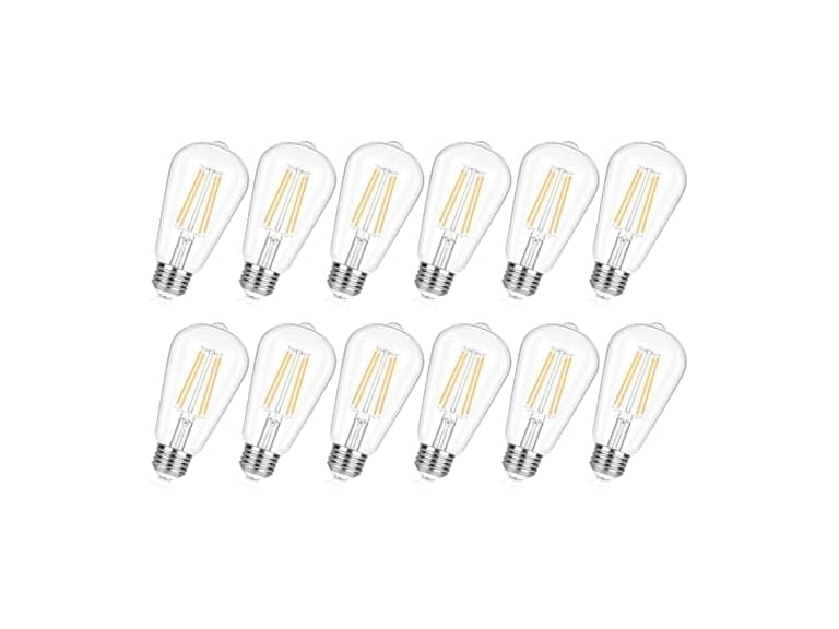 TOBUSA Vintage LED Edison Light Bulbs 60W 12Pk - Image 1