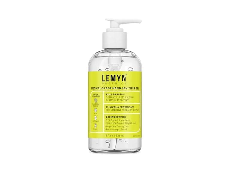 Lemyn Organics Hand Sanitizer Gel 8oz - Image 1