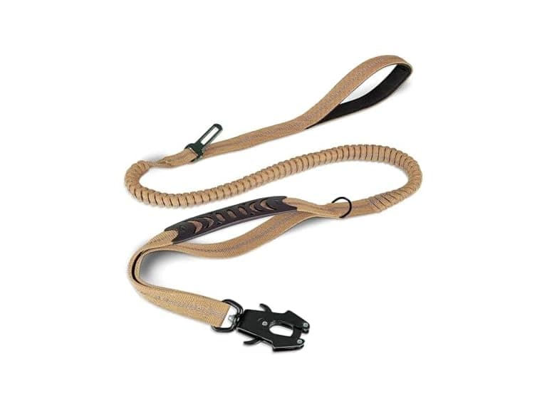 Reflective Shock Absorbing Pet Leashes with Car Seatbelt - Image 1